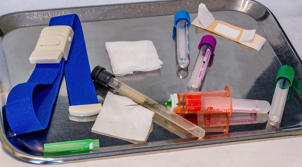Blutabnahmeset Krankenhaus